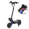 LAOTIE® ES19 Stuurdemper 60V 38.4Ah Batterij 6000W Dual Motor Elektrische Scooter met 10x4.5 inch groot wiel en 135km bereik.